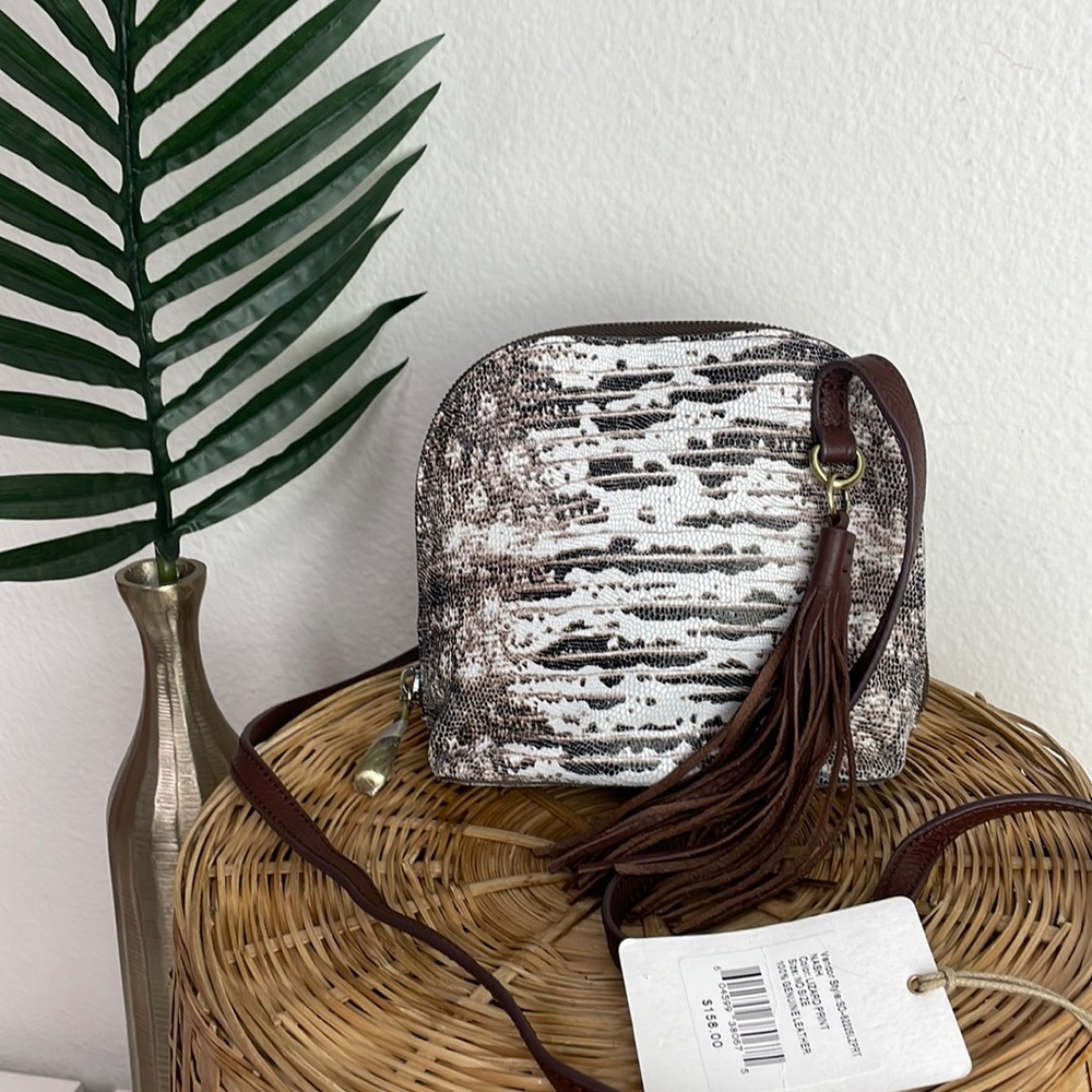 NWT HOBO Nash Crossbody in Lizard Print